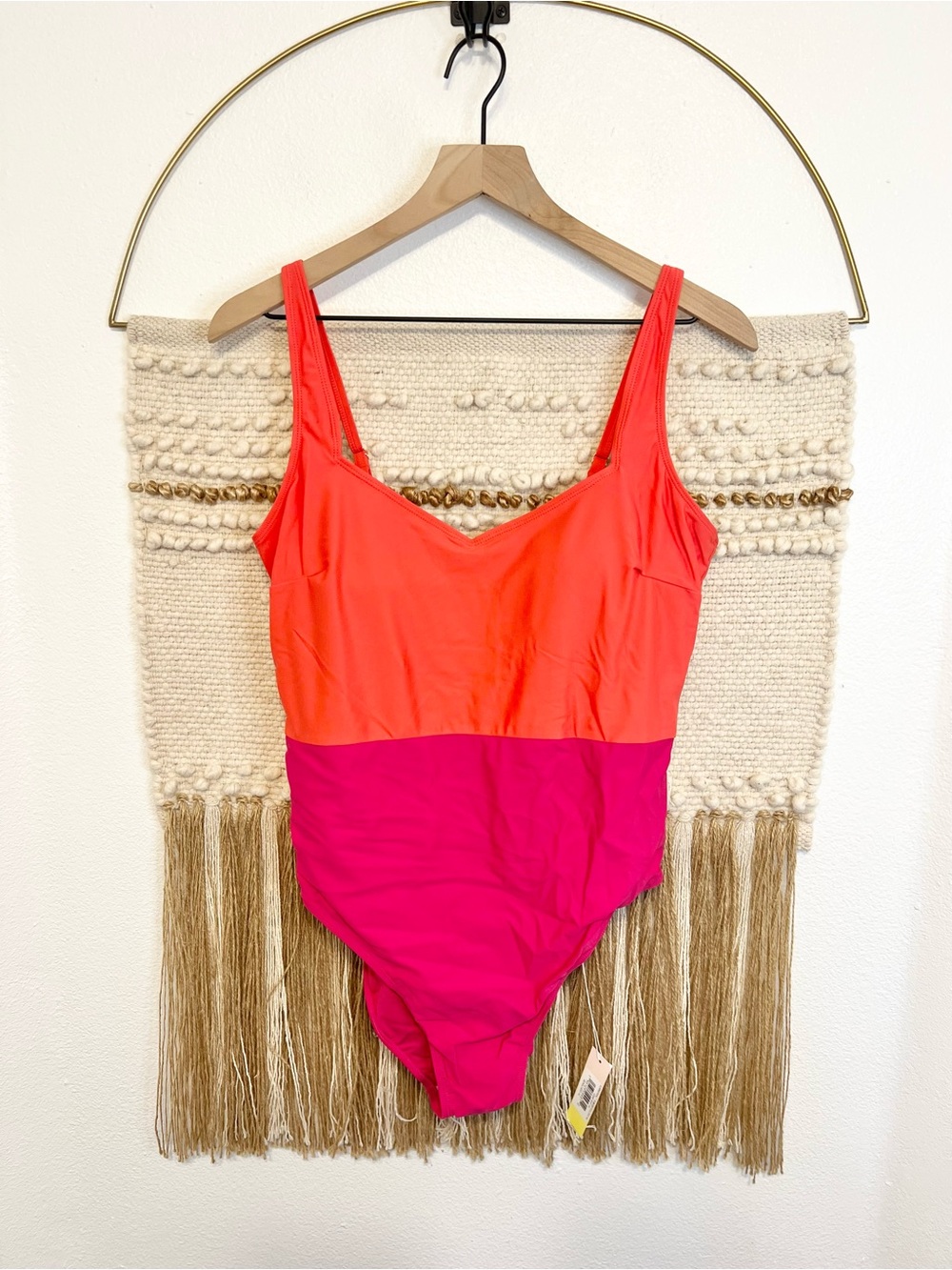 NWT Summersalt Two Tone One Piece Swimsuit 14